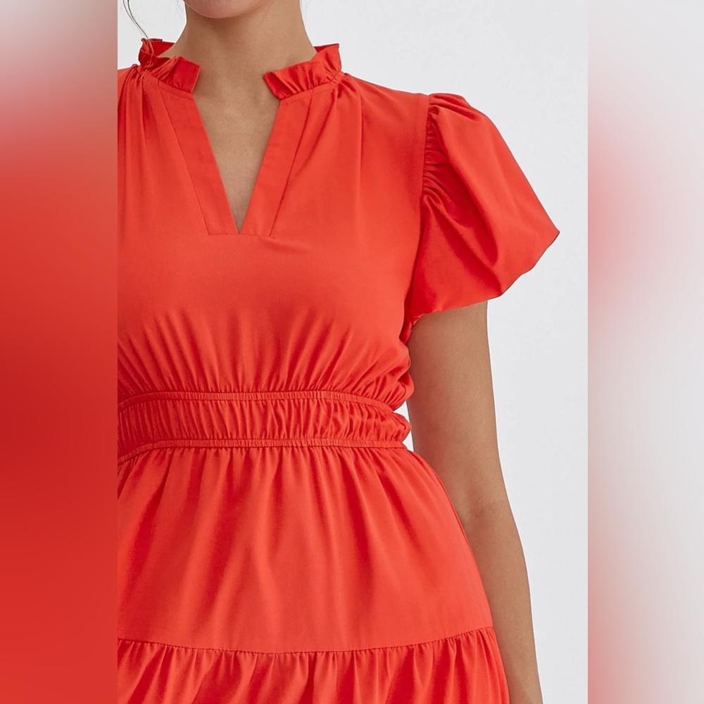 Red Maxi Dress - Picture 3 of 14